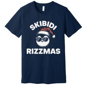 S.K.I.B.I.D.I Funny Gen Alpha Slang Christmas Penguin Premium T-Shirt