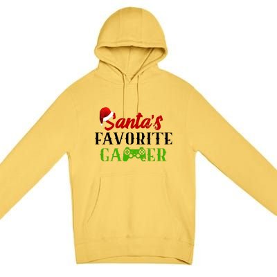 Santa's Favorite Gamer Premium Pullover Hoodie