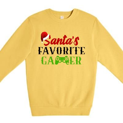 Santa's Favorite Gamer Premium Crewneck Sweatshirt