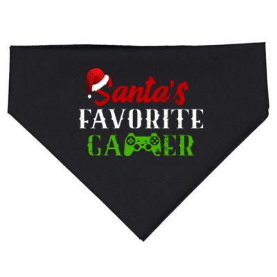 Santa's Favorite Gamer USA-Made Doggie Bandana