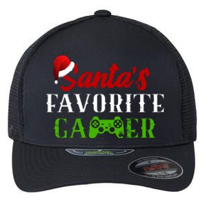 Santa's Favorite Gamer Flexfit Unipanel Trucker Cap