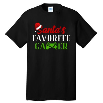 Santa's Favorite Gamer Tall T-Shirt