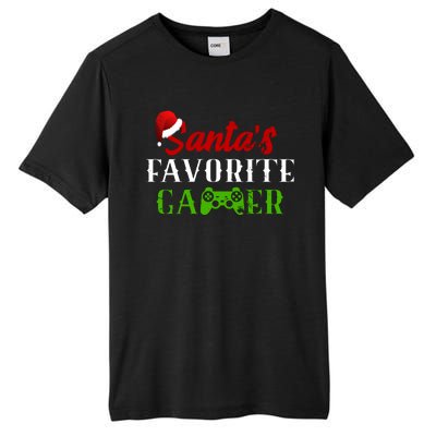 Santa's Favorite Gamer Tall Fusion ChromaSoft Performance T-Shirt