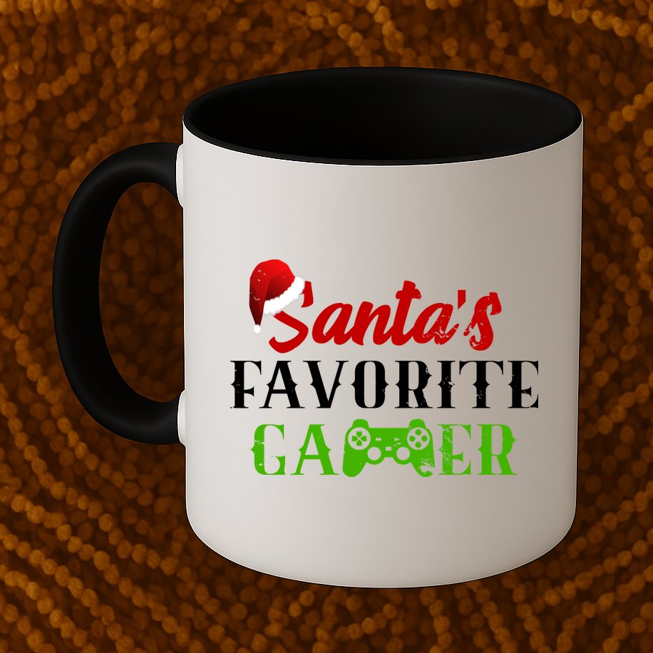 Santa's Favorite Gamer Mug