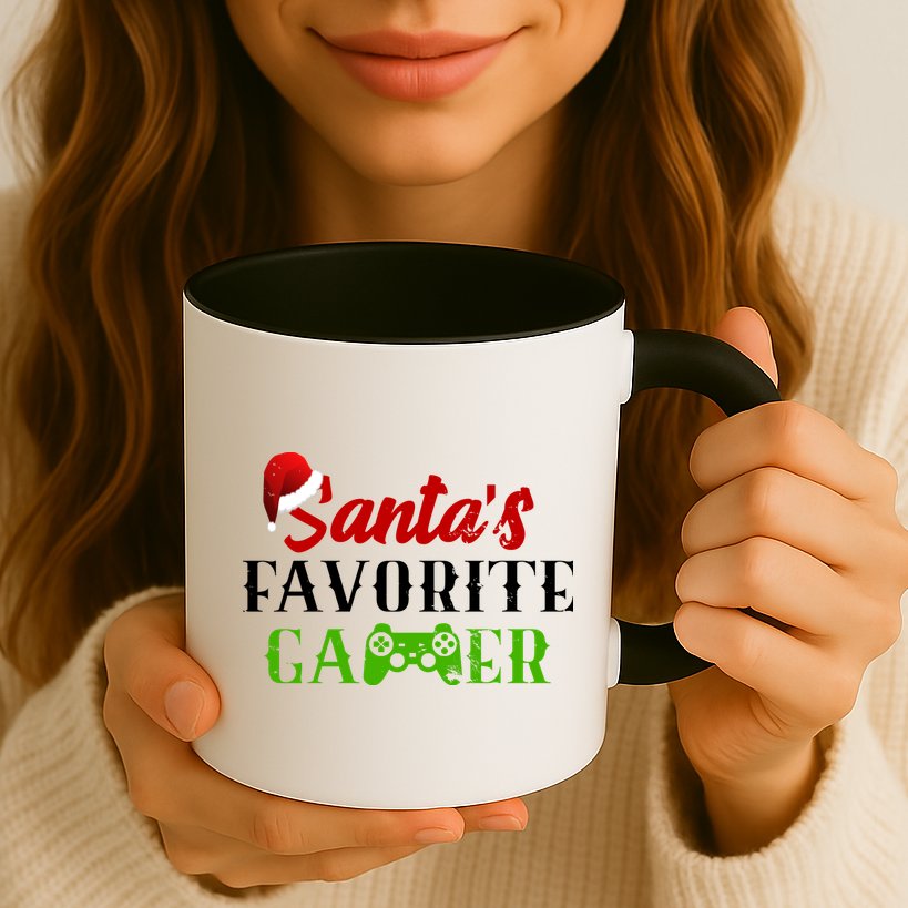 Santa's Favorite Gamer Mug