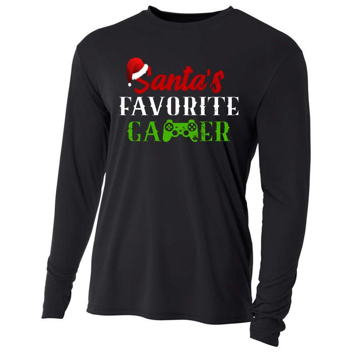 Santa's Favorite Gamer Cooling Performance Long Sleeve Crew