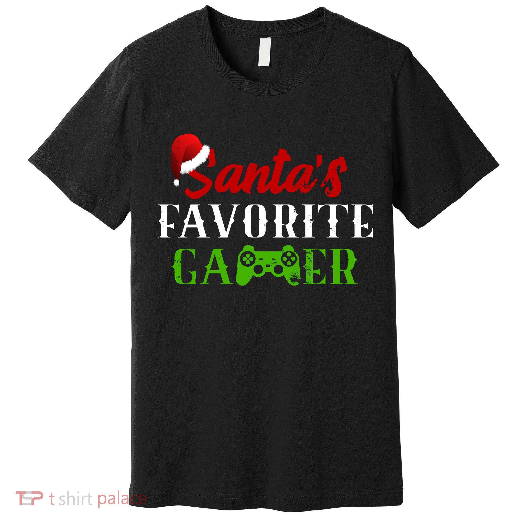 Santa's Favorite Gamer Premium T-Shirt
