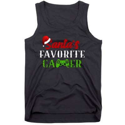 Santa's Favorite Gamer Tank Top