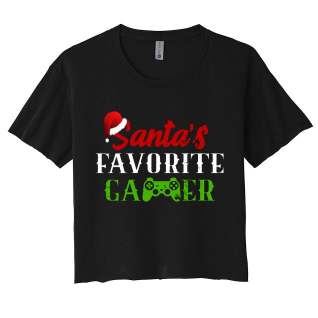 Santa's Favorite Gamer Crop Top