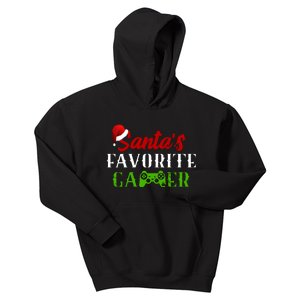 Santa's Favorite Gamer Kids Hoodie