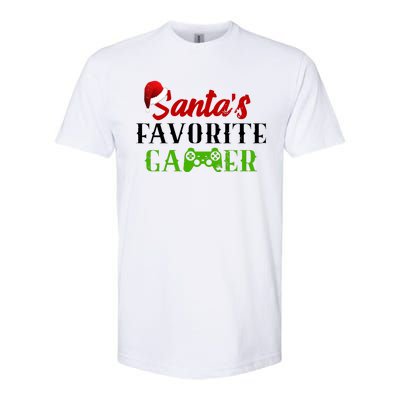 Santa's Favorite Gamer Softstyle® CVC T-Shirt