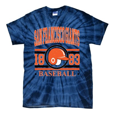 San Francisco Giants Baseball Team Supporter Tie-Dye T-Shirt