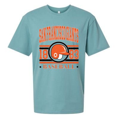 San Francisco Giants Baseball Team Supporter Sueded Cloud Jersey T-Shirt