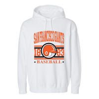 San Francisco Giants Baseball Team Supporter Garment-Dyed Fleece Hoodie