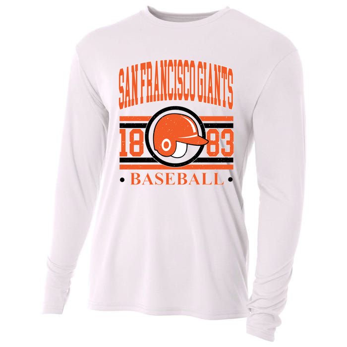 San Francisco Giants Baseball Team Supporter Cooling Performance Long Sleeve Crew