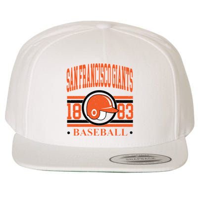 San Francisco Giants Baseball Team Supporter Wool Snapback Cap