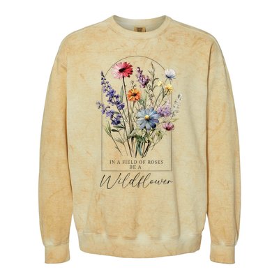 Summer Flowers Gardening Blooming Floral Wildflower Colorblast Crewneck Sweatshirt