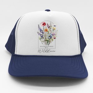 Summer Flowers Gardening Blooming Floral Wildflower Trucker Hat