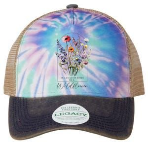 Summer Flowers Gardening Blooming Floral Wildflower Legacy Tie Dye Trucker Hat