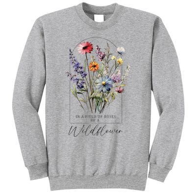 Summer Flowers Gardening Blooming Floral Wildflower Sweatshirt