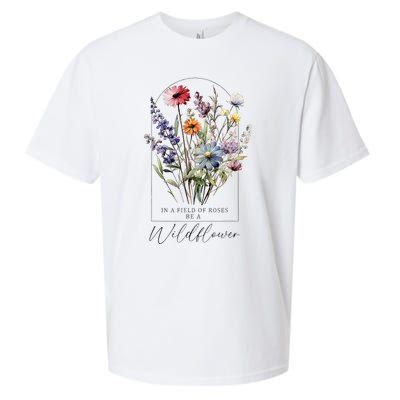 Summer Flowers Gardening Blooming Floral Wildflower Sueded Cloud Jersey T-Shirt