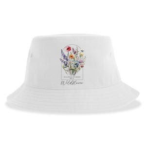 Summer Flowers Gardening Blooming Floral Wildflower Sustainable Bucket Hat