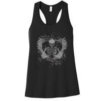 Skeleton Fairy Grunge Aesthetic Butterfly Gothic Women's Racerback Tank