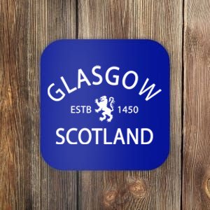 Scotland Flag Gift Scottish Ancestry Gift Funny Glasgow Scotland Cool Gift Coaster