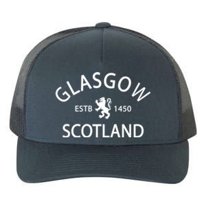 Scotland Flag Gift Scottish Ancestry Gift Funny Glasgow Scotland Cool Gift Yupoong Adult 5-Panel Trucker Hat