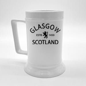 Scotland Flag Gift Scottish Ancestry Gift Funny Glasgow Scotland Cool Gift Beer Stein