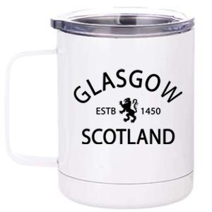 Scotland Flag Gift Scottish Ancestry Gift Funny Glasgow Scotland Cool Gift 12 oz Stainless Steel Tumbler Cup