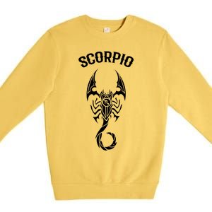 Scorpio Fortuneteller Great Gift Premium Crewneck Sweatshirt