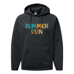 Summer Fun Graphic Performance Fleece Hoodie