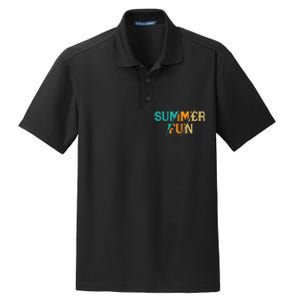 Summer Fun Graphic Dry Zone Grid Polo