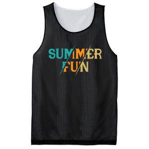 Summer Fun Graphic Mesh Reversible Basketball Jersey Tank