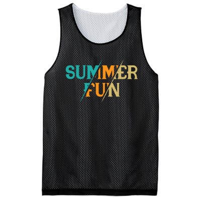 Summer Fun Graphic Mesh Reversible Basketball Jersey Tank