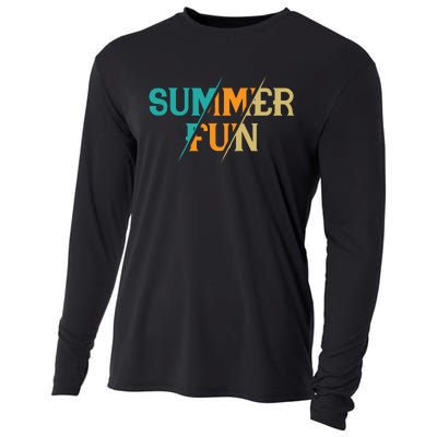 Summer Fun Graphic Cooling Performance Long Sleeve Crew