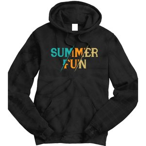 Summer Fun Graphic Tie Dye Hoodie