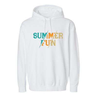 Summer Fun Graphic Garment-Dyed Fleece Hoodie