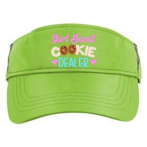 Scout for Girl Cookie Dealer Funny Scouting Family Pullover Hoodie Adult Drive Performance Visor