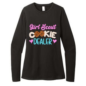 Scout for Girl Cookie Dealer Funny Scouting Family Pullover Hoodie Womens CVC Long Sleeve Shirt