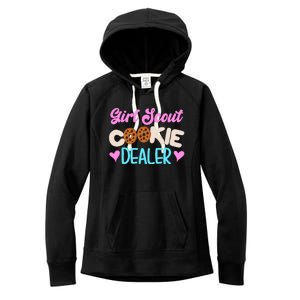 Scout for Girl Cookie Dealer Funny Scouting Family Pullover Hoodie Women's Fleece Hoodie