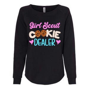 Scout for Girl Cookie Dealer Funny Scouting Family Pullover Hoodie Womens California Wash Sweatshirt