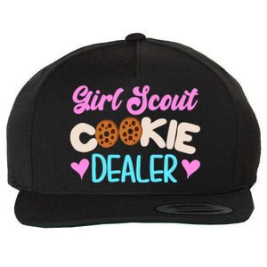 Scout for Girl Cookie Dealer Funny Scouting Family Pullover Hoodie Wool Snapback Cap