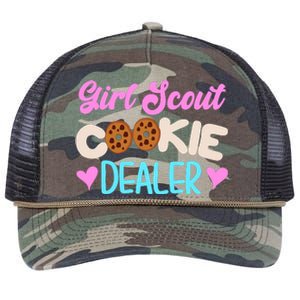 Scout for Girl Cookie Dealer Funny Scouting Family Pullover Hoodie Retro Rope Trucker Hat Cap