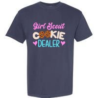 Scout for Girl Cookie Dealer Funny Scouting Family Pullover Hoodie Garment-Dyed Heavyweight T-Shirt