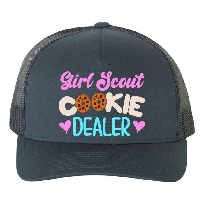 Scout for Girl Cookie Dealer Funny Scouting Family Pullover Hoodie Yupoong Adult 5-Panel Trucker Hat