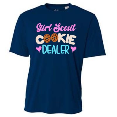 Scout for Girl Cookie Dealer Funny Scouting Family Pullover Hoodie Cooling Performance Crew T-Shirt