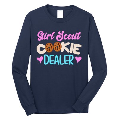 Scout for Girl Cookie Dealer Funny Scouting Family Pullover Hoodie Long Sleeve Shirt