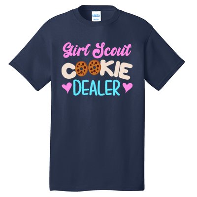 Scout for Girl Cookie Dealer Funny Scouting Family Pullover Hoodie Tall T-Shirt